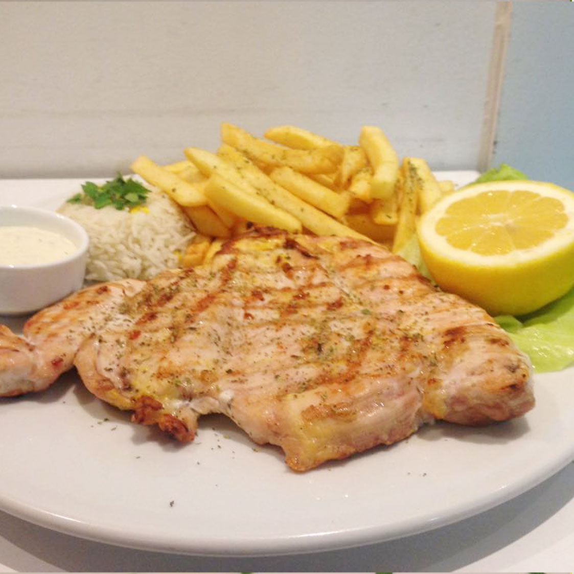 grilled chicken fillet 
